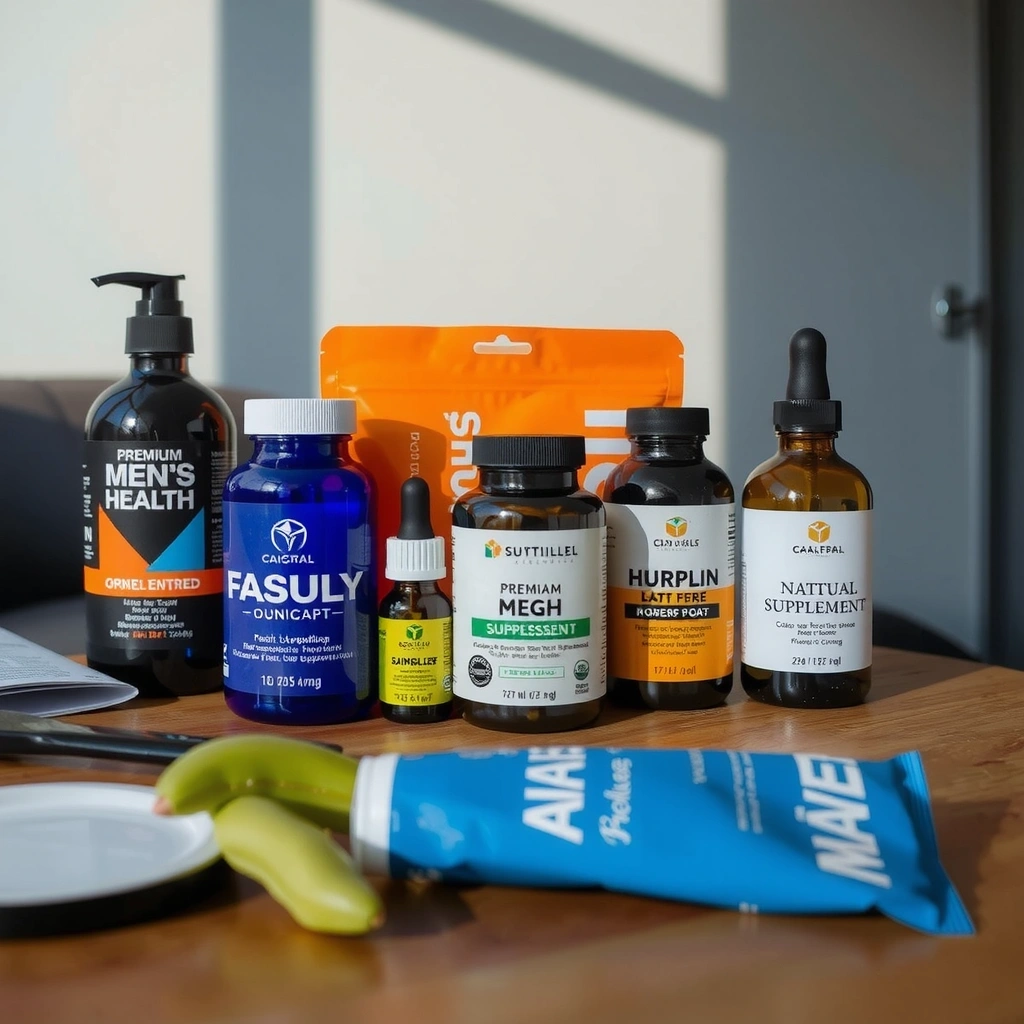Men's vitality supplements collection